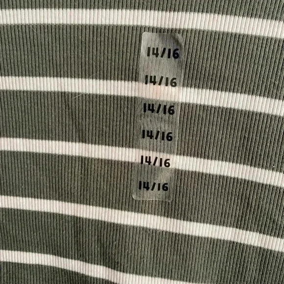 🆕Justice Striped Crop Top 14/16🆕 - Picture 8 of 8